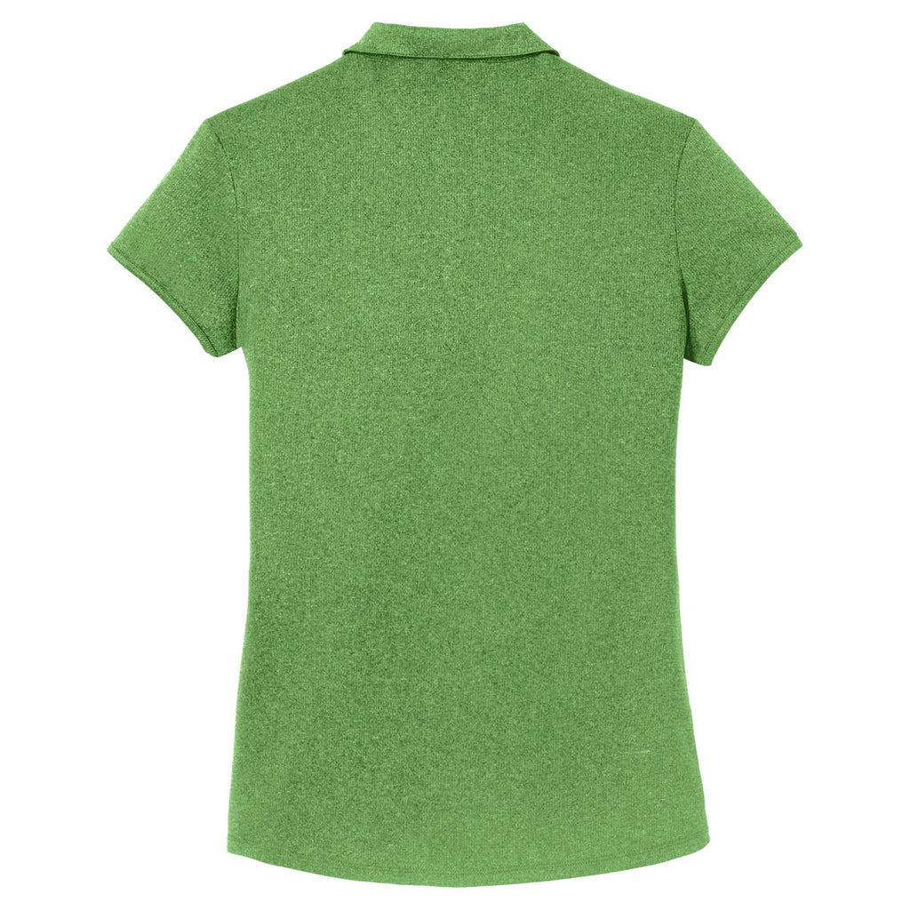 Port Authority Women's Vine Green Heather Trace Heather Polo