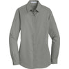 Port Authority Women's Monument Grey SuperPro Twill Shirt