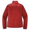 Port Authority Women's Fire Red/ Graphite Packable Puffy Jacket