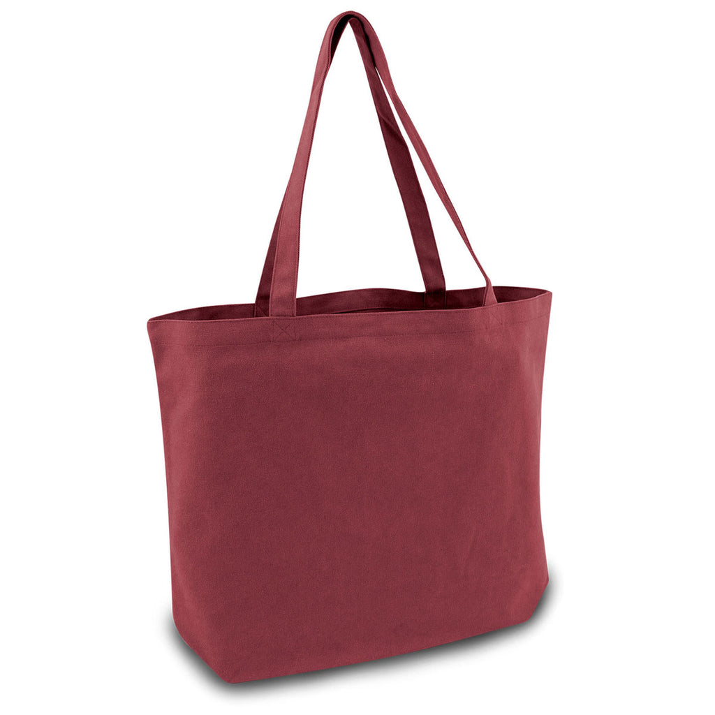 Liberty Bags Crimson Seaside Cotton 12oz. Pigment-Dyed Large Tote