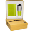 Leeman Lime-Green Tuscany Journal and Tumbler Gift Set