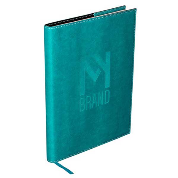 Leeman Teal Venezia Large Refillable Journal (7" x 9")