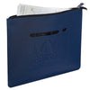 Leeman Navy Blue Tuscany Zip File Folder