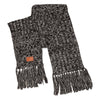 Leeman Grey Heathered Knit Scarf