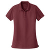 Port Authority Women's Burgundy Dry Zone UV Micro-Mesh Polo