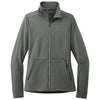 Port Authority Women's Pewter Accord Stretch Fleece Full-Zip