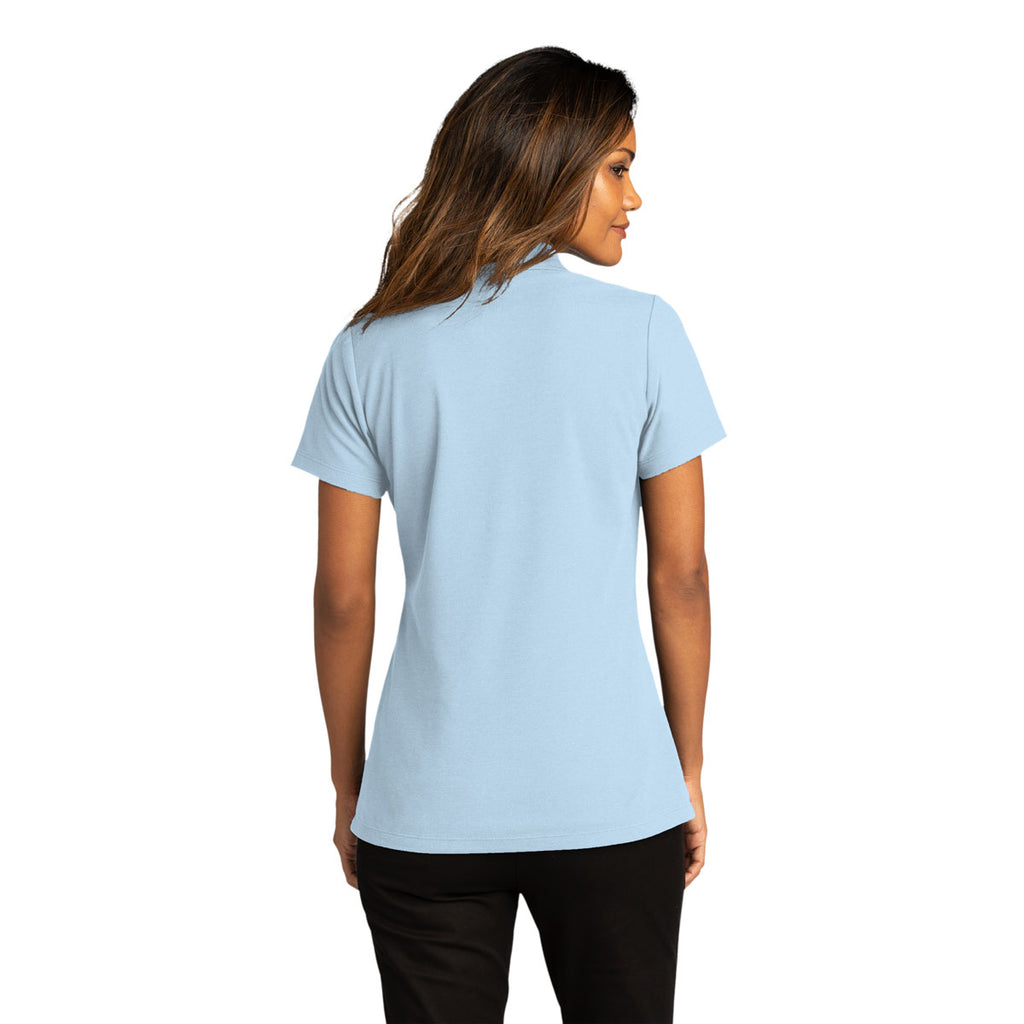 Port Authority Women's Cloud Blue SuperPro React Polo