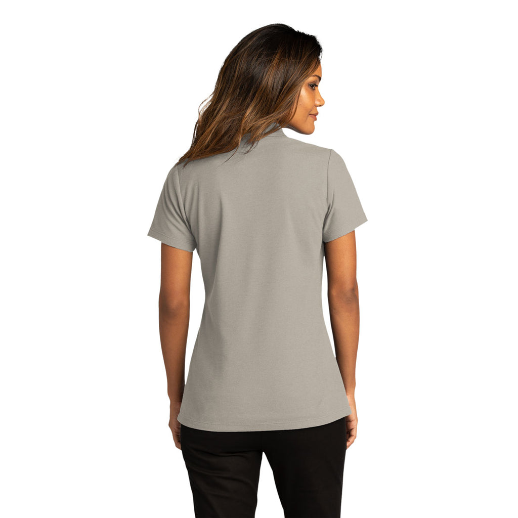 Port Authority Women's Gusty Grey SuperPro React Polo