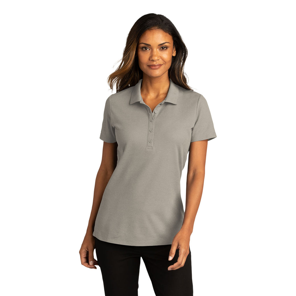 Port Authority Women's Gusty Grey SuperPro React Polo