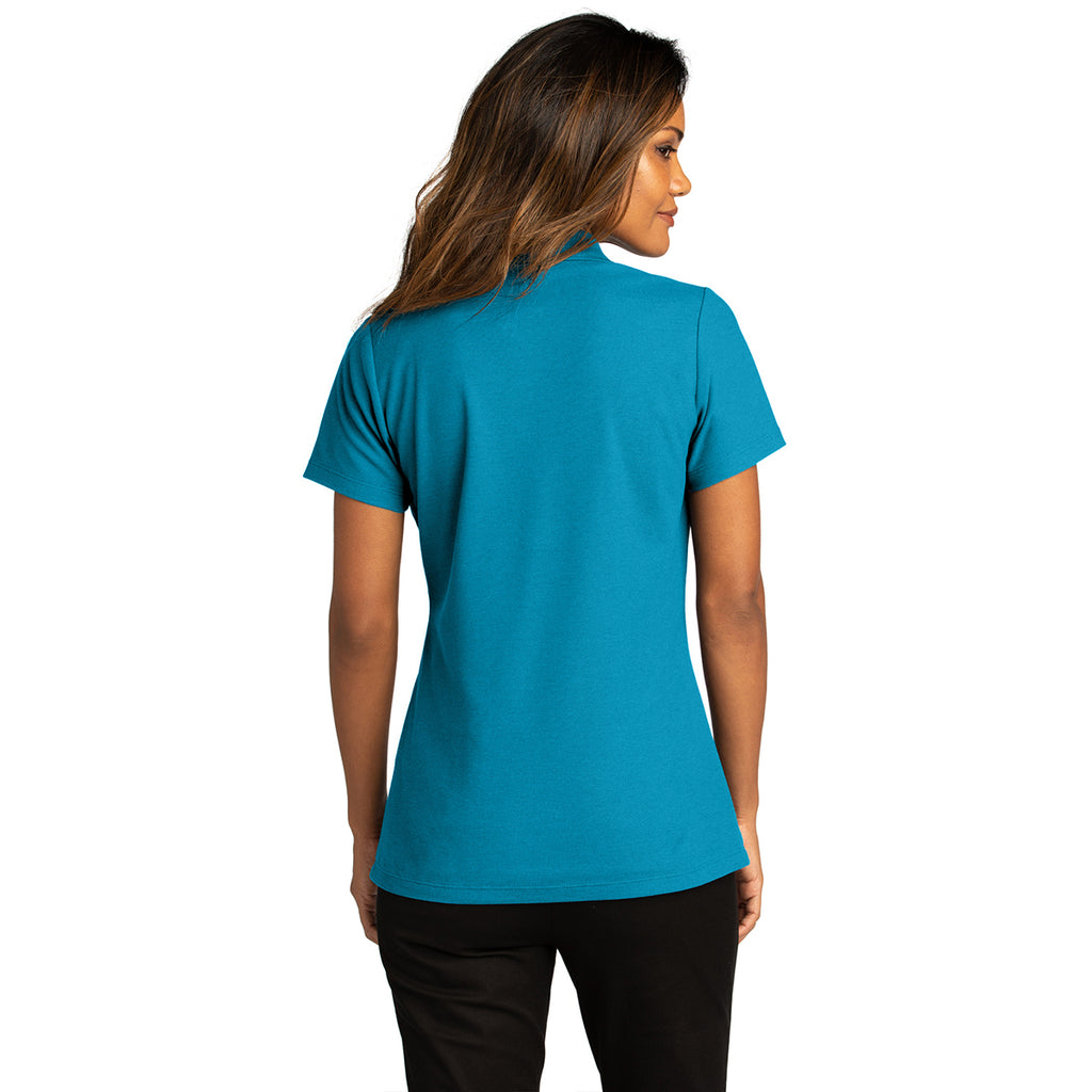 Port Authority Women's Parcel Blue SuperPro React Polo