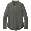 Port Authority Women's Grey Steel C-FREE Cypress 1/4 Zip