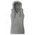 New Era Women's Shadow Grey Heather Heritage Blend Hoodie Tank