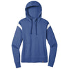 New Era Women's Royal Heather/Royal/White Heritage Blend Varsity Hoodie