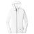 New Era Women's White Sueded Cotton Full Zip Hoodie