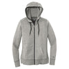 New Era Women's Light Graphite Twist French Terry Full-Zip Hoodie