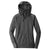 New Era Women's Black Heather Tri-Blend Fleece Pullover Hoodie