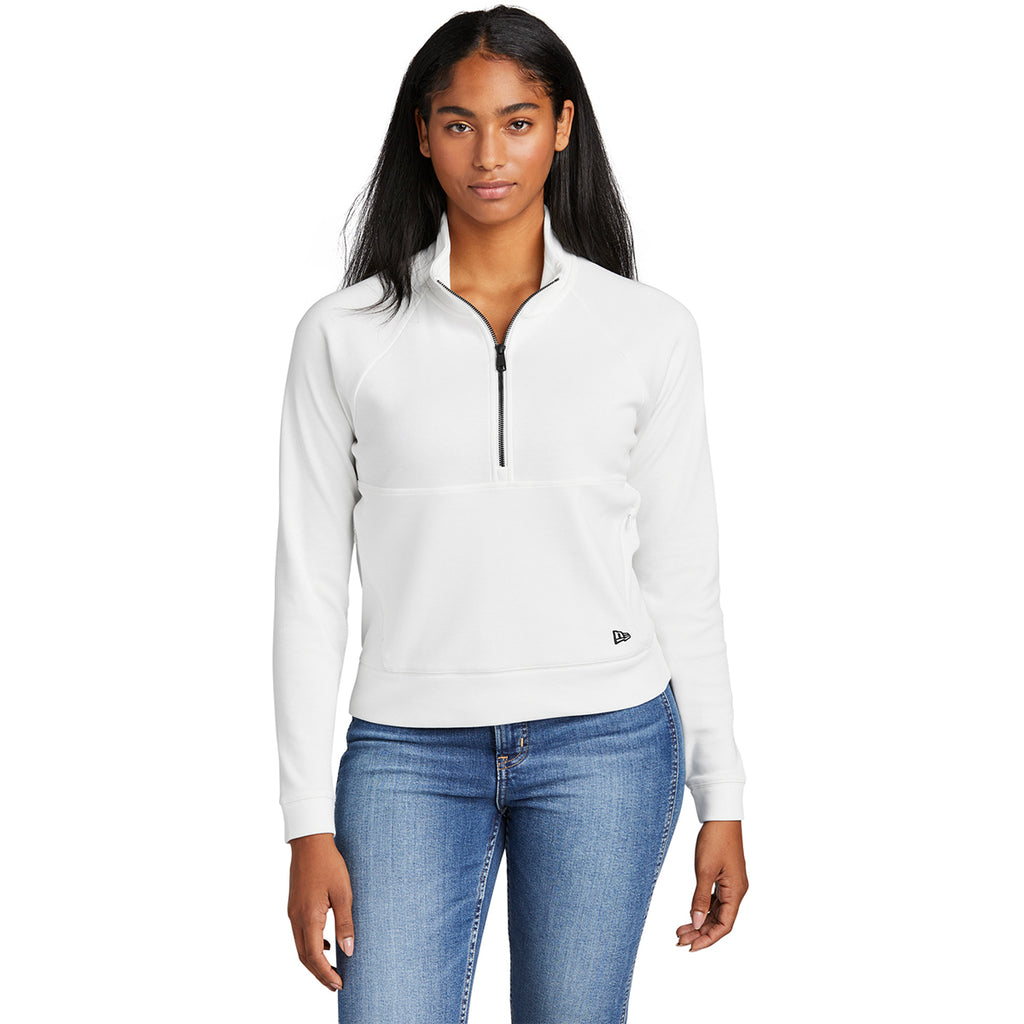 New Era Women's Fan White STS 1/2-Zip