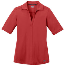 OGIO Women's Ripped Red Metro Polo