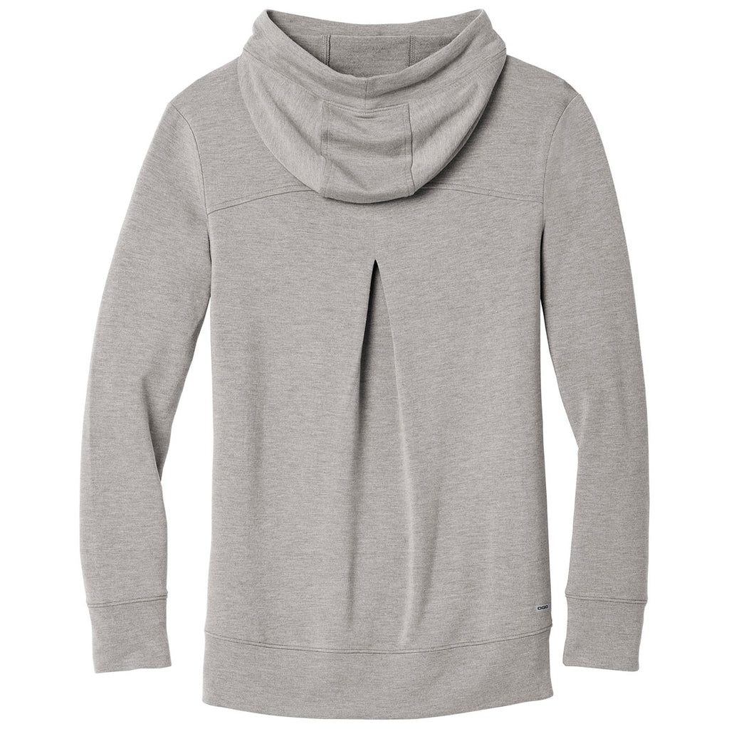 OGIO Women's Petrol Grey Heather Luuma Pullover Fleece Hoodie