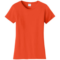 Port & Company Women's Orange Fan Favorite Tee