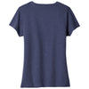 Port & Company Women's Team Navy Heather Fan Favorite Blend V-Neck Tee