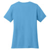 Port & Company Women's Aquatic Blue Core Cotton Tee