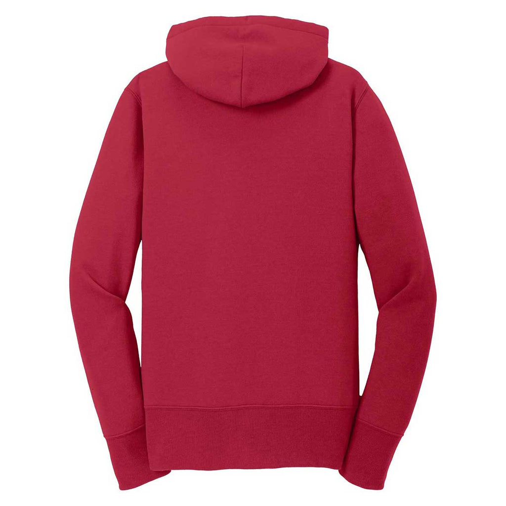 Port & Company Women's Red Core Fleece Full-Zip Hooded Sweatshirt