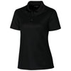 Clique Women's Black Spin Pique Polo