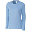 Clique Women's Light Blue Heather Long Sleeve Phoenix Tee