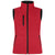 Clique Women's Red Equinox Insulated Softshell Vest