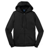 Sport-Tek Women's Black Sport-Wick Fleece Full-Zip Hooded Jacket