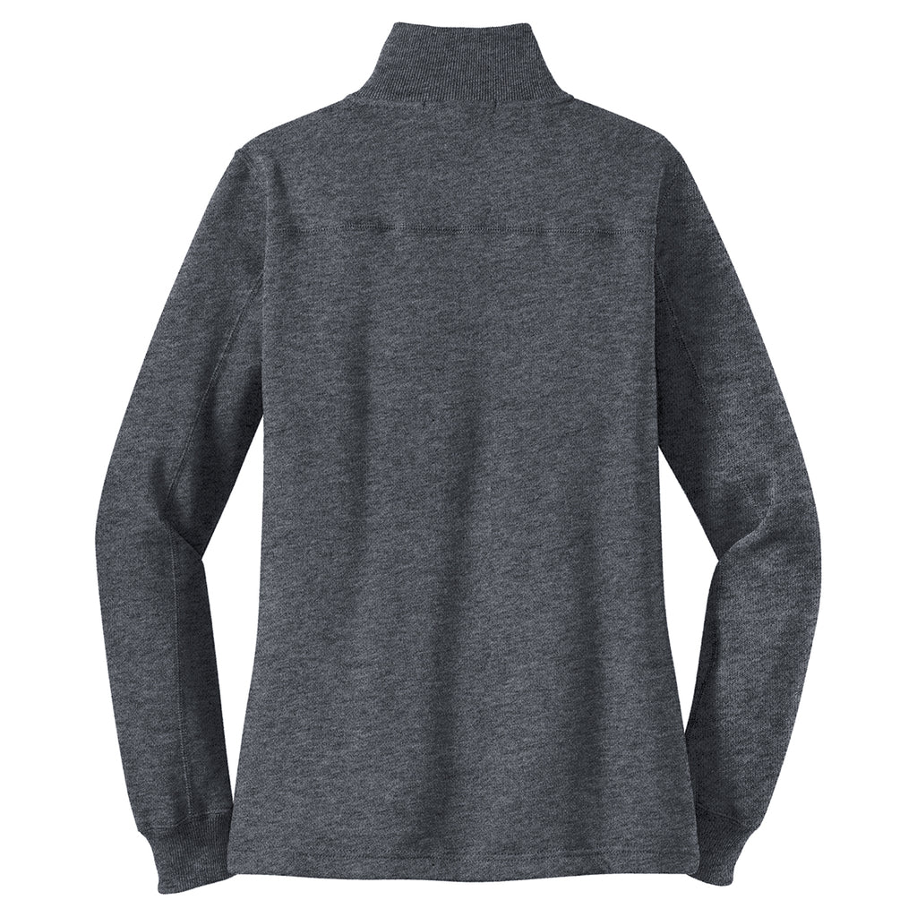 Sport-Tek Women's Graphite Heather 1/4-Zip Sweatshirt