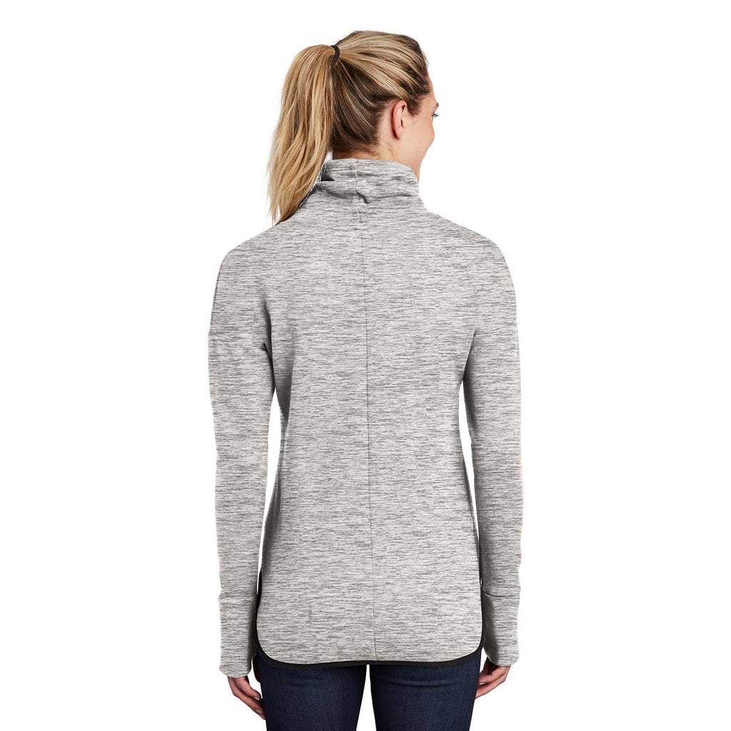 Sport-Tek Women's Athletic Heather Triumph Cowl Neck Pullover