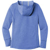 Sport-Tek Women's True Royal Heather PosiCharge Tri-Blend Wicking Fleece Hooded Pullover