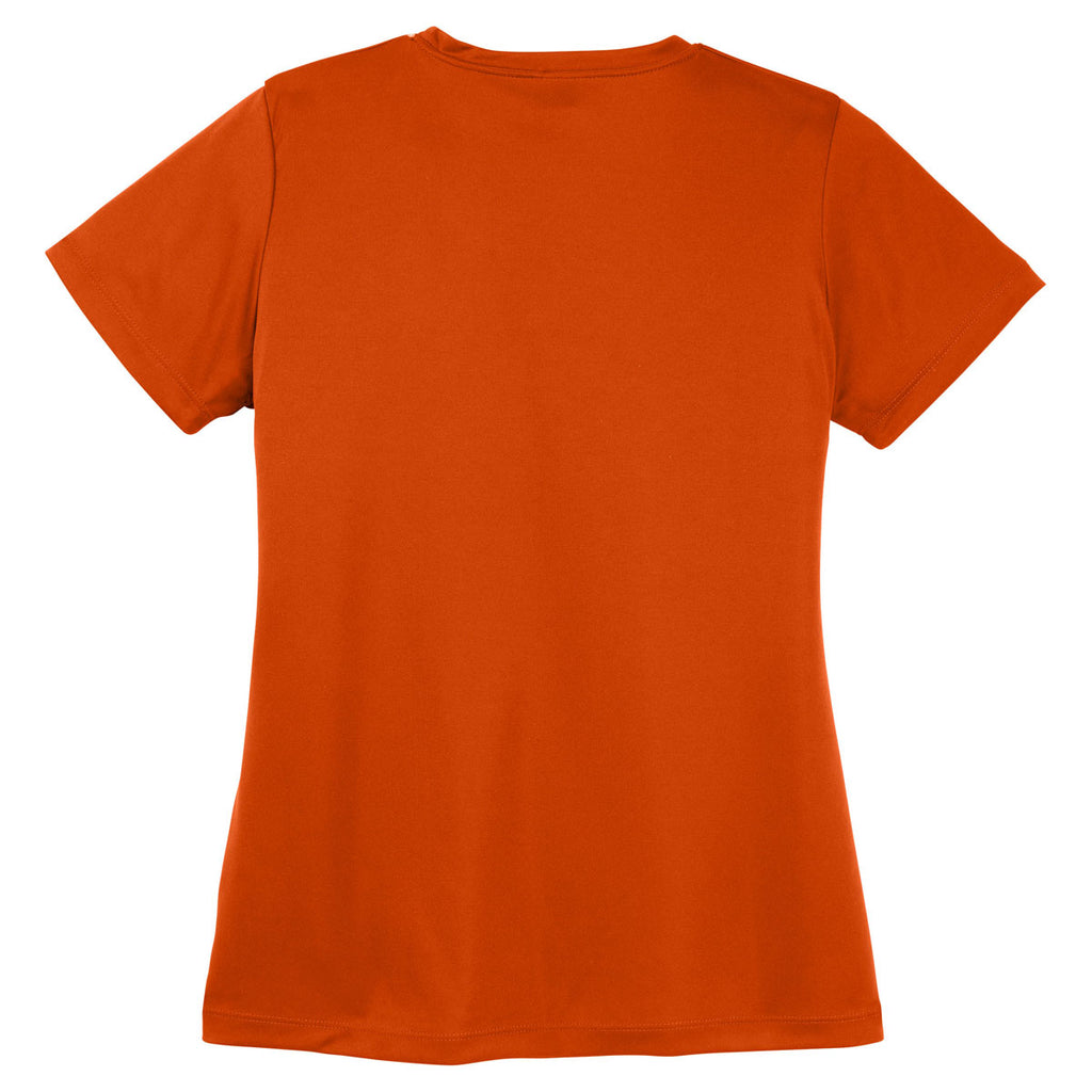 Sport-Tek Women's Deep Orange PosiCharge Competitor Tee