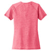 Sport-Tek Women's Pink Raspberry Heather PosiCharge Tri-Blend Scoop Neck Tee