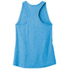 Sport-Tek Women's Pond Blue Heather PosiCharge Tri-Blend Wicking Tank