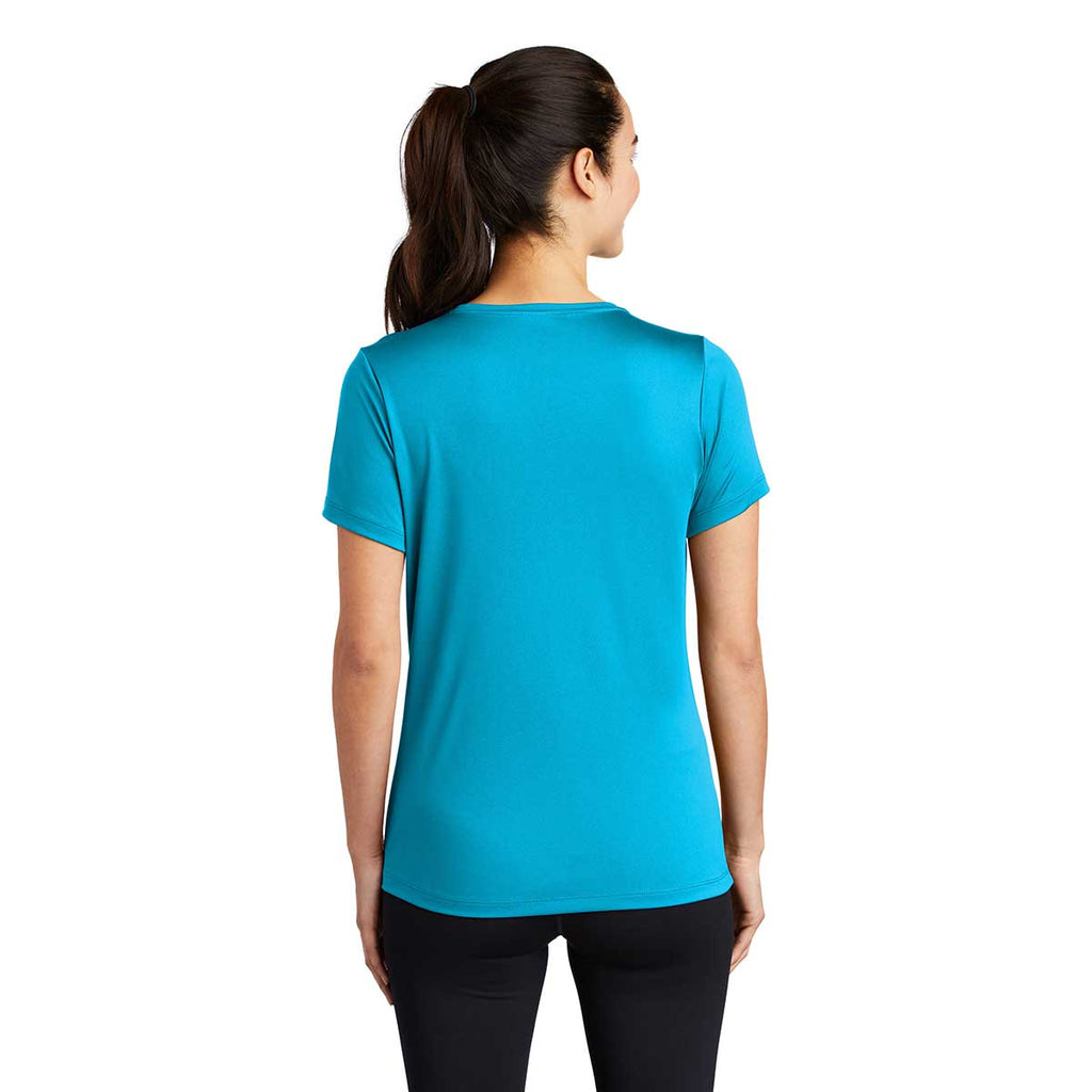 Sport-Tek Women's Sapphire Posi-UV Pro Scoop Neck Tee