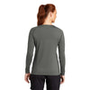 Sport-Tek Women's Dark Smoke Grey Long Sleeve Rashguard Tee