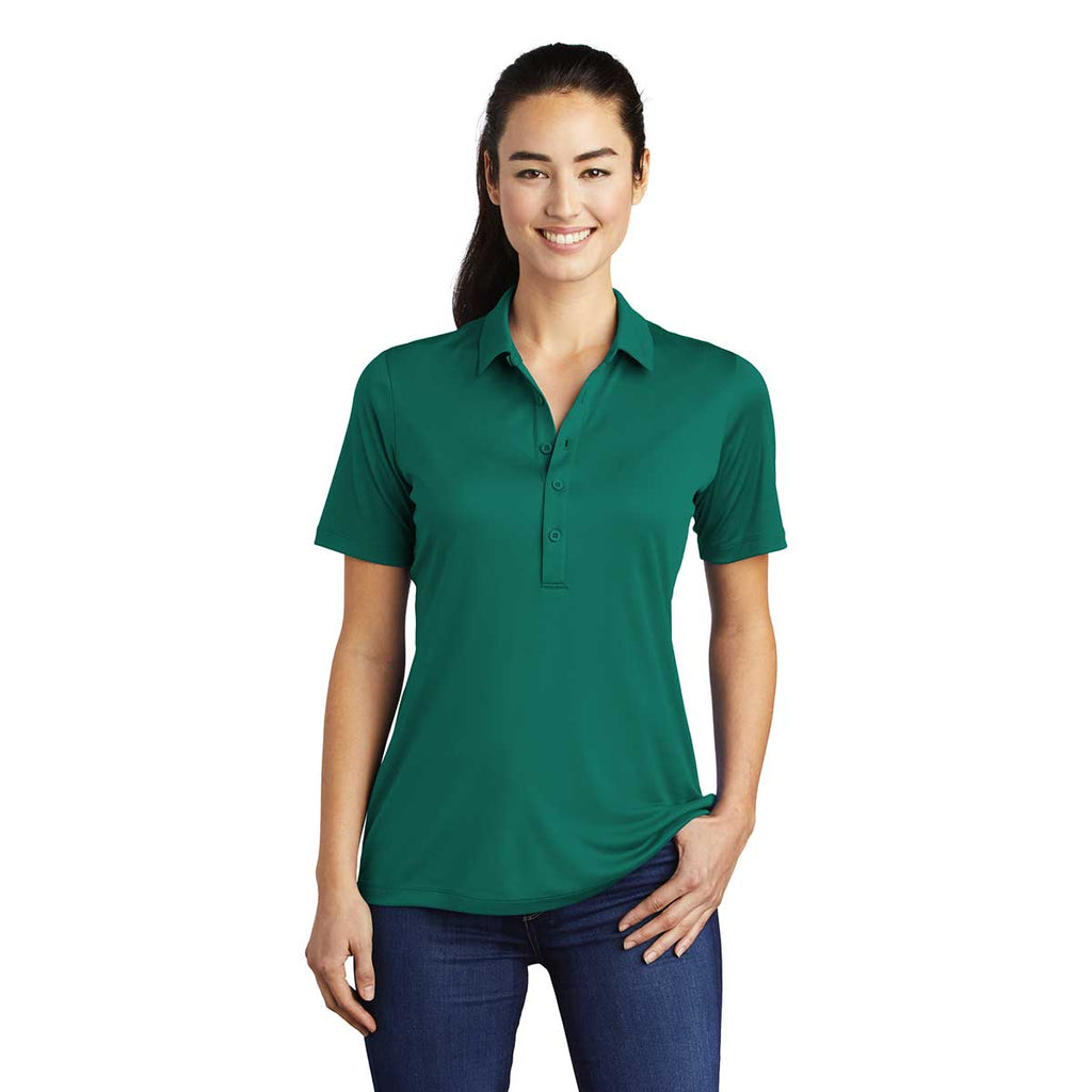 Sport-Tek Women's Marine Green Posi-UV Pro Polo