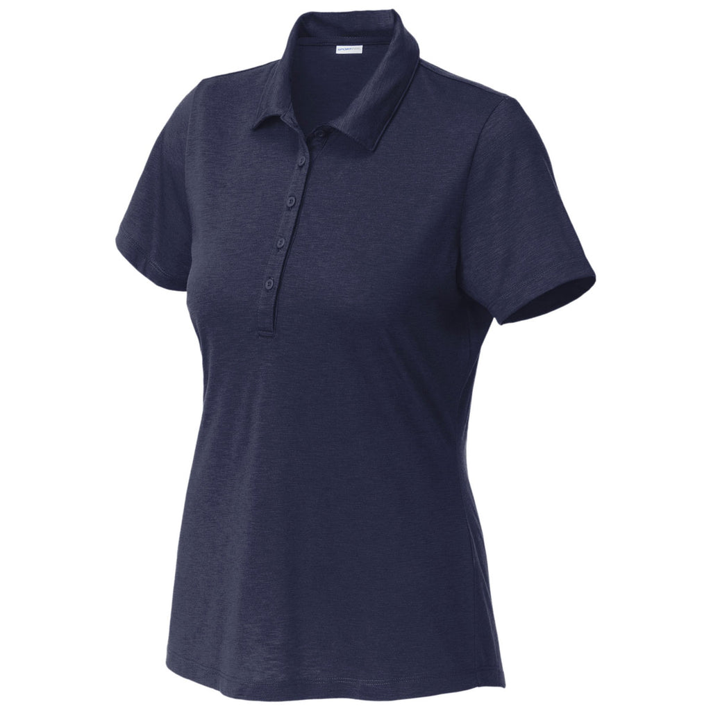 Sport-Tek Women's True Navy PosiCharge Strive Polo