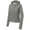 Sport-Tek Women's Light Grey Heather Sport-Wick Flex Fleece Pullover Hoodie