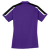 Sport-Tek Women's Purple/Black/White Tricolor Shoulder Micropique Sport-Wick Polo