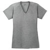 Sport-Tek Women's Heather Grey Ultimate Performance V-Neck