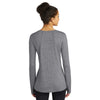 Sport-Tek Women's Grey Heather Exchange 1.5 Long Sleeve Crew