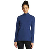 Sport-Tek Women's True Royal Heather Exchange 1.5 Long Sleeve Half Zip