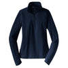 Sport-Tek Women's True Navy Sport-Wick Stretch 1/4-Zip Pullover