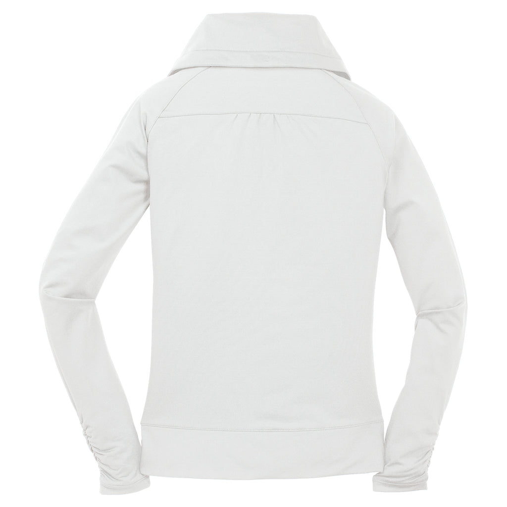 Sport-Tek Women's White Sport-Wick Stretch Full-Zip Jacket