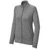 Sport-Tek Women's Charcoal Grey Heather Sport-Wick Stretch Full-Zip Cadet Jacket