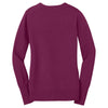 Port Authority Women's Deep Berry V-Neck Sweater